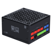 先马（SAMA）黑洞1200W ATX3.0金牌机箱电脑电源 静谧低噪/PCIE5.0/颜色管理模组接口/14cm风扇/压纹线/5090