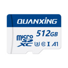铨兴TF/microSD U3大容量存储卡手机行车记录仪监控摄像头游戏机C10 A1高速内存卡 512G C10 U3 A1