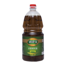 道道全菜籽油 食用油 浓香菜籽油 物理压榨非转基因 1.8L*1桶
