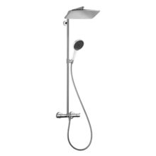 汉斯格雅（Hansgrohe）双飞雨360大方形顶喷恒温浴缸龙头淋浴花洒 26162007(升级境雨镀铬)预售