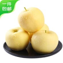 PLUS会员：京鲜生 山东黄金奶油富士 净重4.5斤 单果150g+ 任选2件