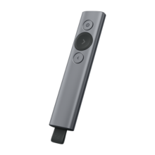 罗技（Logitech）Spotlight充电激光笔ppt翻页笔教师用 会议演示器教学 演讲培训投影遥控电子笔 无线蓝牙双模连接 SPOTLIGHT灰色
