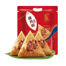 嘉兴特产红船鲜肉粽子 160g*3只鲜肉粽（共480克）