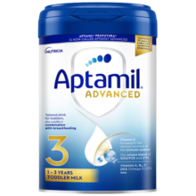 爱他美（Aptamil）【德国品牌】英国爱他美白金版 婴幼儿配方奶粉800g/罐 3段 （1-3岁） 效期至26年12月