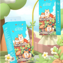 小蛮熊 1000张家用悬挂式抽纸卫生4层 1000张 3提