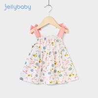 jellybaby 杰里贝比 甜美碎花吊带连衣裙