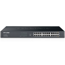 普联（TP-LINK） 24口全千兆交换机 非网管T系列机架式 企业级交换器 监控网络网线分线器 分流器 TL-SG1024T
