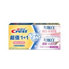 佳洁士 3D微米碳牙膏清洁清新口气 炫白小苏打+玫瑰盐