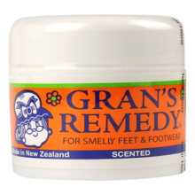老奶奶臭脚粉（Gran’s remedy） 新西兰进口去除鞋臭脚运动粉杀菌抑菌脚部清爽净化除味粉脚臭 50g 1盒 经典款花香味