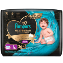 帮宝适 黑金帮 拉拉裤L码26+4片