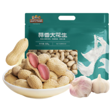 三只松鼠 蒜香味花生 500g*1袋