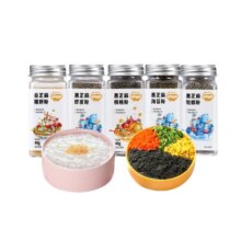 秋田满满猪肝粉有机白芝麻海苔无添加调味料送宝宝婴幼儿辅食谱