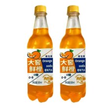 大窖鲜橙 橙味汽水500ml*4瓶