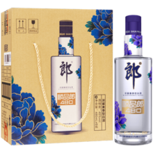 郎酒 顺品郎蓝顺480 45度兼香型光瓶白酒 480mL 6瓶