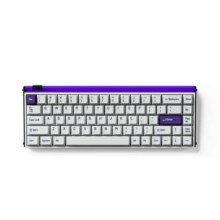 21日0点：MelGeekMADE68 PRO磁轴键盘TTC万磁王轴RT0.01电竞游戏客制化机械无畏契约打瓦小蜜蜂情侣 MADE68 PRO-万磁王轴-紫光 有线MelGeek 68键