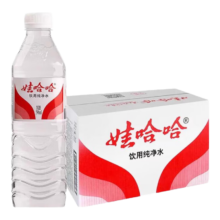 娃哈哈纯净水596ml饮用纯净水大瓶哇哈哈饮用水 596ml*4瓶