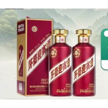 茅台（MOUTAI）紫迎宾酒 53度 500mL 2瓶 *2