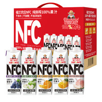 福兰农庄 Farmerland NFC100%果汁混合装纯鲜榨果汁1L*4瓶礼盒