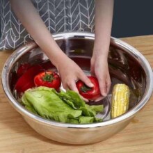 20点：家用不锈钢盆 28cm*2件