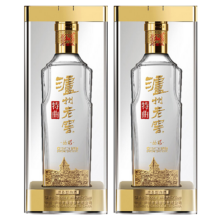 泸州老窖 浓香型白酒 特曲晶彩 52度 500mL 2瓶