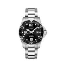 浪琴（LONGINES）瑞士手表 康卡斯潜水系列 机械钢带男表L37824566