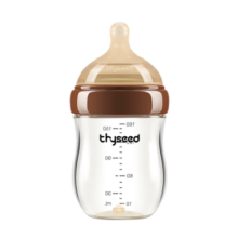 世喜新生儿防胀气奶瓶1-2个月玻璃婴儿仿母乳奶嘴160ml