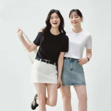 plus会员、京东京造短袖女T恤纯棉