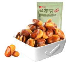 88会员：良品铺子 牛肉味兰花豆205g*3袋*2件