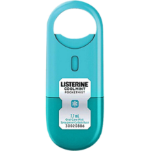 李施德林 (Listerine) 口喷冰蓝口味男女便携喷雾口气清新剂7.7ML 单支装