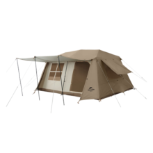 NatureHike挪客屋脊13全自动速开帐篷两室一厅户外露营遮阳防晒防水过夜小屋 涂银款/两室一厅/4-6人