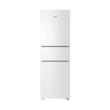 统帅 海尔风冷白色三开门三温区抗菌家用小型电冰箱LC3-230WW9