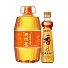 88会员、23日20点：胡姬花 古法花生油6.08L*1桶+金龙鱼芝麻油香油调味220ml*1瓶