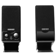 漫步者（EDIFIER） R10U多媒体电脑2.0声道音箱usb接口迷你便携式音响 黑色