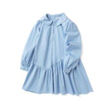 9日10点：巴拉巴拉 女童清新翻领连衣裙