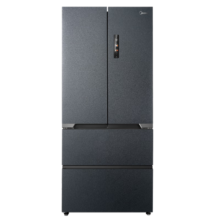 美的（Midea）【咨询享20%补贴】M60系列526法式多门四开门电冰箱超薄零嵌入式家用双系统双循环大容量国家补贴 MR-526WUFPZE 墨兰灰-烟雨