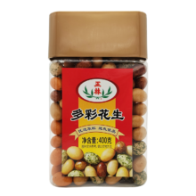 正林多彩鱼皮花生400g/罐