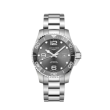 浪琴（LONGINES）瑞士手表 康卡斯潜水系列 机械钢带男表L37824766