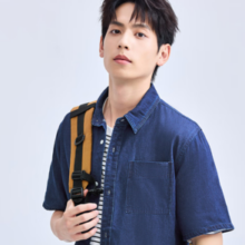Giordano 佐丹奴 男士休闲牛仔衬衫 13044201 77