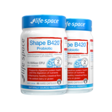 Life Space金标B420益生菌胶囊60粒/瓶*2瓶装澳洲进口【王一博同款】