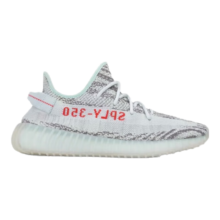 PLUS会员：adidas 阿迪达斯 三叶草Yeezy350椰子可燃冰 B37571 冰蓝