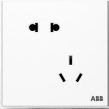 ABB 盈致系列 白色 斜五孔插座十只装