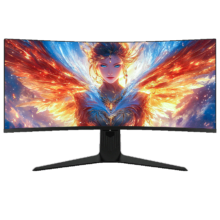 FFALCON雷鸟Q8特别版  34英寸 准4K 180Hz 1ms HVA 曲面带鱼屏电竞显示器 HDR1400 QD-MiniLED办公电脑显示屏