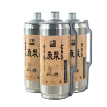 火炮年终促销老青岛精酿原浆啤酒 13度2L装全麦白啤  山东特产罐装 整箱6瓶装