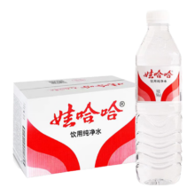 娃哈哈 纯净水饮用水 596ml*24瓶