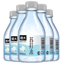 恒大 无汽茉莉苏打水 370ml*5瓶装
