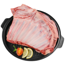 鲜京采澳洲精选原切羊肋排（偏瘦） 2斤/袋 草饲羊肉 京东自有品牌