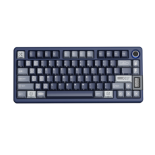 KEYVERSEKeyverse infi75客制化三模机械键盘RGB全键热插拔Gasket结构KEEP OUT限定 INFI75 KEEP OUT限定版 构思者 清霁轴