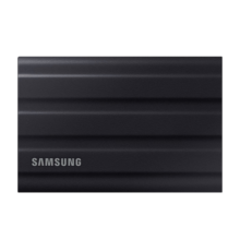 三星（SAMSUNG）4TB Type-c接口 移动固态硬盘 T7 Shield 暗夜黑 NVMe读速1050MB/s  手机直连笔记本外接 三防保护