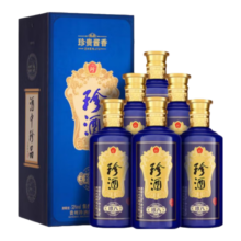 珍酒 珍八 酱香型白酒 53度 500ml*6瓶 整箱装