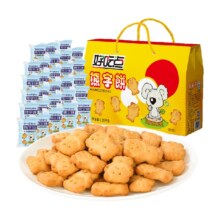 好吃点饼干萌趣熊字饼1260g（约28包）儿童早餐搭档